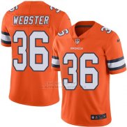 Camiseta Denver Broncos Webster Naranja Nike Legend NFL Hombre