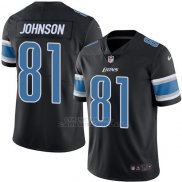 Camiseta Detroit Lions Johnson Negro Nike Legend NFL Hombre