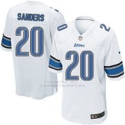 Camiseta Detroit Lions Sanders Blanco Nike Game NFL Nino