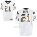 Camiseta Houston Texans Bouye Blanco Nike Gold Elite NFL Hombre