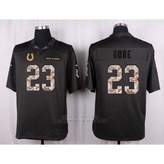 Camiseta Indianapolis Colts Gore Apagado Gris Nike Anthracite Salute To Service NFL Hombre