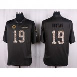 Camiseta Indianapolis Colts Unitas Apagado Gris Nike Anthracite Salute To Service NFL Hombre