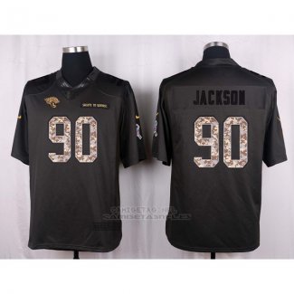 Camiseta Jacksonville Jaguars Jackson Apagado Gris Nike Anthracite Salute To Service NFL Hombre