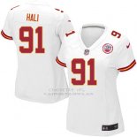 Camiseta Kansas City Chiefs Hali Blanco Nike Game NFL Mujer