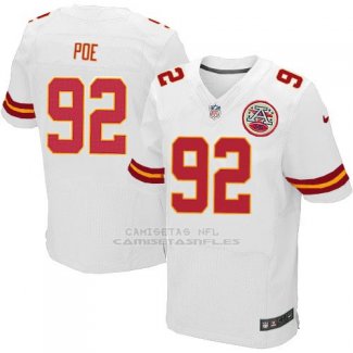 Camiseta Kansas City Chiefs Poe Blanco Nike Elite NFL Hombre