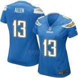 Camiseta Los Angeles Chargers Allen Azul Nike Game NFL Mujer