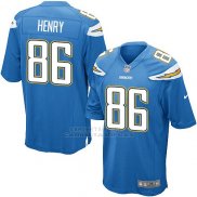 Camiseta Los Angeles Chargers Henry Azul Nike Game NFL Hombre