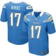 Camiseta Los Angeles Chargers Rivers Azul Nike Elite NFL Hombre