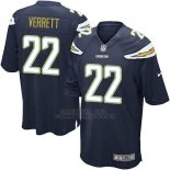 Camiseta Los Angeles Chargers Verrett Negro Nike Game NFL Nino