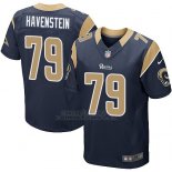 Camiseta Los Angeles Rams Havenstein Profundo Azul Nike Elite NFL Hombre