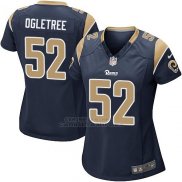 Camiseta Los Angeles Rams Ogletree Negro Nike Game NFL Mujer