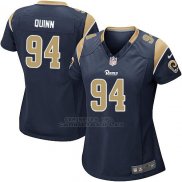 Camiseta Los Angeles Rams Quinn Negro Nike Game NFL Mujer