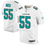 Camiseta Miami Dolphins Misi Blanco Nike Elite NFL Hombre