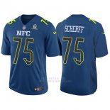 Camiseta NFC Scherff Azul 2017 Pro Bowl NFL Hombre