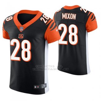 Camiseta NFL Elite Hombre Cincinnati Bengals Joe Mixon Negro
