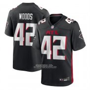 Camiseta NFL Game Atlanta Falcons Josh Woods Negro