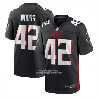 Camiseta NFL Game Atlanta Falcons Josh Woods Negro