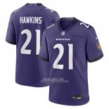 Camiseta NFL Game Baltimore Ravens Jaylinn Hawkins Violeta Camiseta NFL Game Baltimore Ravens Jaylinn Hawkins Violeta