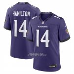 Camiseta NFL Game Baltimore Ravens Kyle Hamilton Violeta