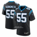 Camiseta NFL Game Carolina Panthers Maema Njongmeta Negro