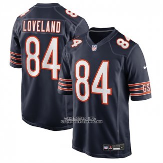 Camiseta NFL Game Chicago Bears Colston Loveland 2025 NFL Draft First Round Pick Negro
