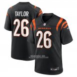 Camiseta NFL Game Cincinnati Bengals Jasir Taylor Negro Camiseta NFL Game Cincinnati Bengals Jasir Taylor Negro