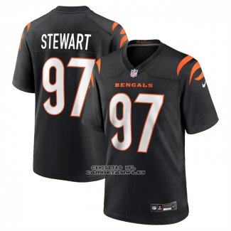 Camiseta NFL Game Cincinnati Bengals Shemar Stewart Negro