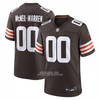 Camiseta NFL Game Cleveland Browns Emmanuel McNeil Warren Marron