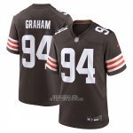 Camiseta NFL Game Cleveland Browns Mason Graham 2025 Marron