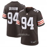 Camiseta NFL Game Cleveland Browns Mason Graham 2025 Marron