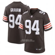 Camiseta NFL Game Cleveland Browns Mason Graham 2025 Marron