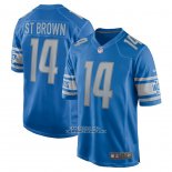 Camiseta NFL Game Detroit Lions Amon Ra St Brown Azul