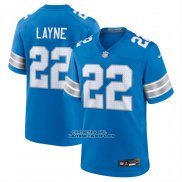 Camiseta NFL Game Detroit Lions Bobby Layne Retired Azul1