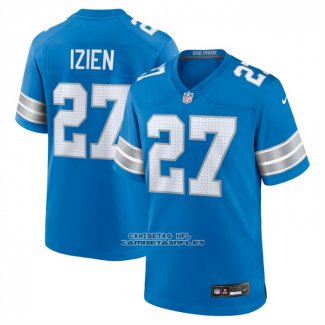 Camiseta NFL Game Detroit Lions Christian Izien Azul