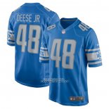 Camiseta NFL Game Detroit Lions Derrick Deese JR Azul