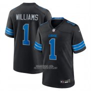 Camiseta NFL Game Detroit Lions Jameson Williams Segunda Alterno Negro
