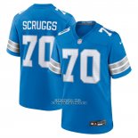 Camiseta NFL Game Detroit Lions Juice Scruggs Azul