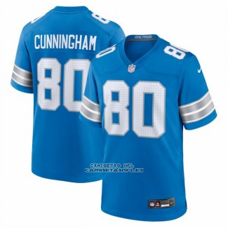 Camiseta NFL Game Detroit Lions Malik Cunningham Azul