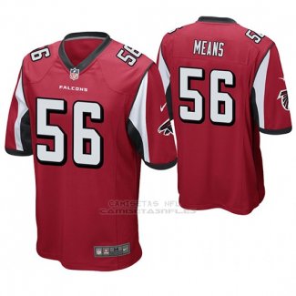 Camiseta NFL Game Hombre Atlanta Falcons Steven Means Rojo