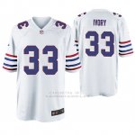 Camiseta NFL Game Hombre Buffalo Bills Chris Ivory Throwback Blanco