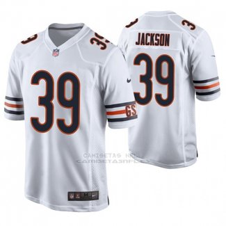 Camiseta NFL Game Hombre Chicago Bears Eddie Jackson Blanco