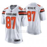 Camiseta NFL Game Hombre Cleveland Browns Seth Devalve Blanco