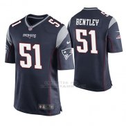 Camiseta NFL Game Hombre New England Patriots Ja'whaun Bentley Azul
