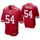 Camiseta NFL Game Hombre San Francisco 49ers Fred Warner Rojo