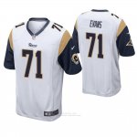 Camiseta NFL Game Hombre St Louis Rams Bobby Evans Blanco