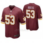 Camiseta NFL Game Hombre Washington Rojoskins Jon Bostic Rojo