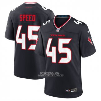Camiseta NFL Game Houston Texans EJ Speed Negro