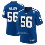 Camiseta NFL Game Indianapolis Colts Quenton Nelson Indiana Nights Alterno Azul