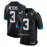 Camiseta NFL Game Jacksonville Jaguars Jakobi Meyers Alterno Negro Camiseta NFL Game Jacksonville Jaguars Jakobi Meyers Alterno Negro