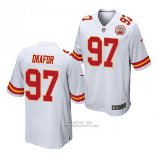 Camiseta NFL Game Kansas City Chiefs Alex Okafor Blanco